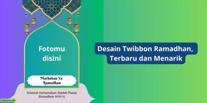 Desain Twibbon Ramadhan